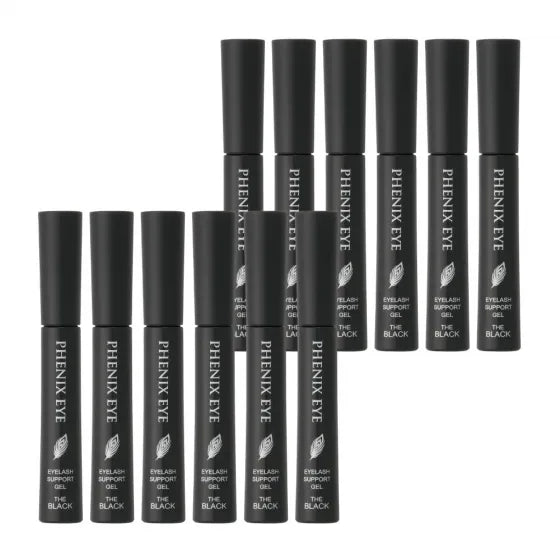 鳳凰眼 睫毛支撐凝膠・黑色 8ml 12入組　PHENIX EYE  EYELASH SUPPORT GEL THE BLUCK 8ml Set of 12  フェニックスアイ　アイラッシュサポートジェル　ザ　ブラック　8ml　12本セット
