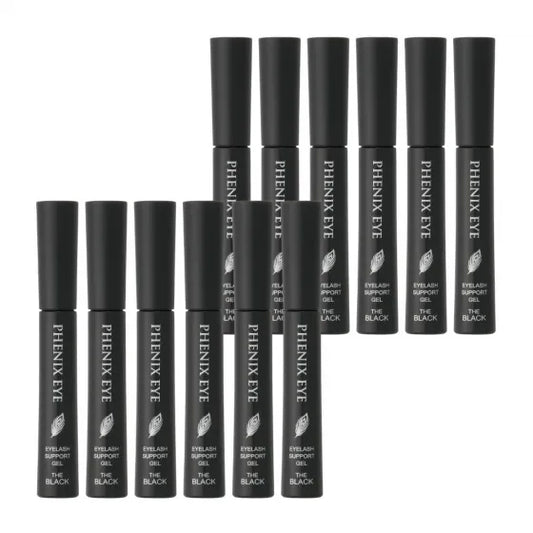 鳳凰眼 睫毛支撐凝膠・黑色 8ml 12入組　PHENIX EYE  EYELASH SUPPORT GEL THE BLUCK 8ml Set of 12  フェニックスアイ　アイラッシュサポートジェル　ザ　ブラック　8ml　12本セット