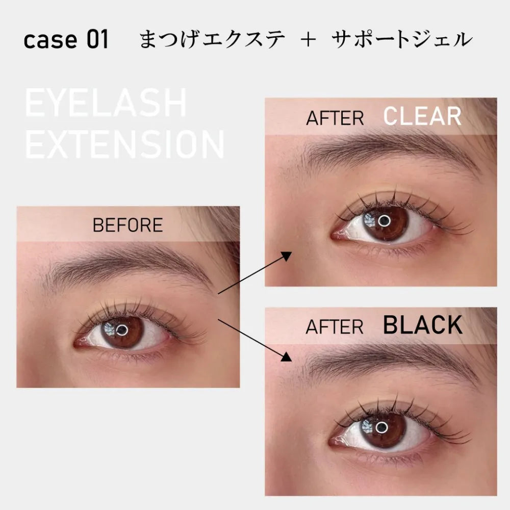 鳳凰眼 睫毛支撐凝膠・黑色 8ml 12入組　PHENIX EYE  EYELASH SUPPORT GEL THE BLUCK 8ml Set of 12  フェニックスアイ　アイラッシュサポートジェル　ザ　ブラック　8ml　12本セット