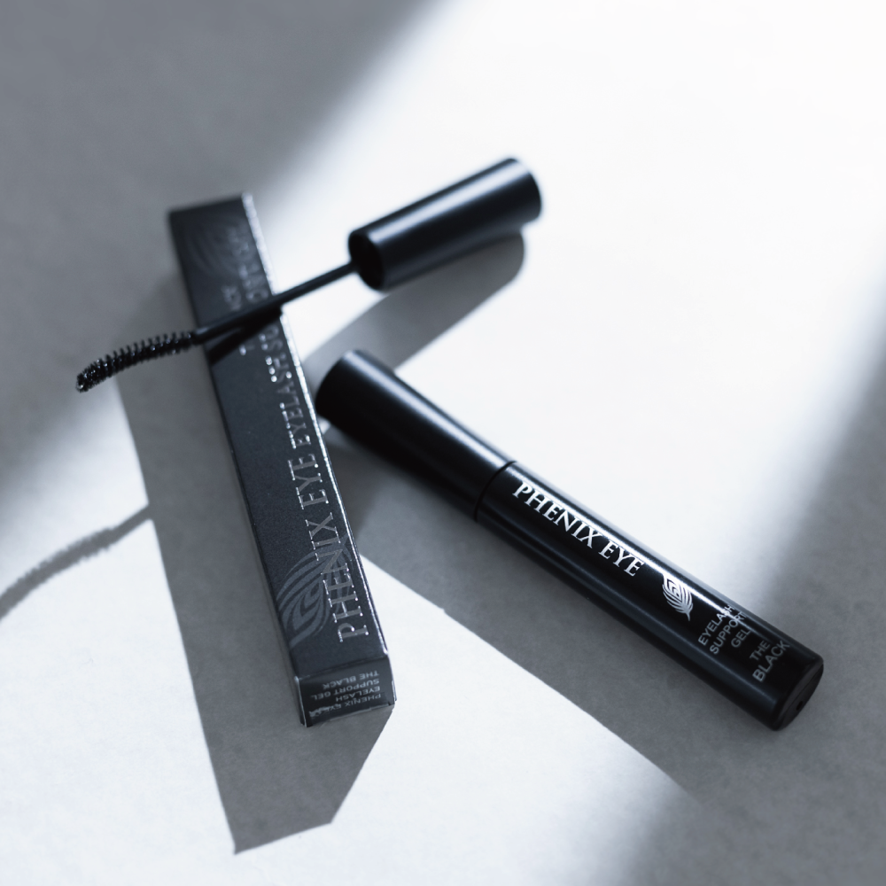 鳳凰眼 睫毛支撐凝膠・黑色 8ml 12入組　PHENIX EYE  EYELASH SUPPORT GEL THE BLUCK 8ml Set of 12  フェニックスアイ　アイラッシュサポートジェル　ザ　ブラック　8ml　12本セット